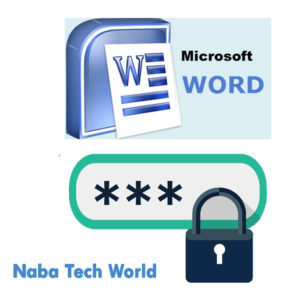 How to set password in ms word document