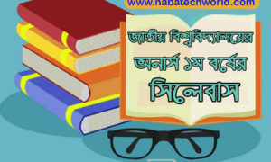 National University Honours 1st Year Syllabus All Subject – Download PDF